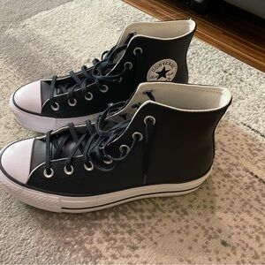 Converse Black and White High-Tops